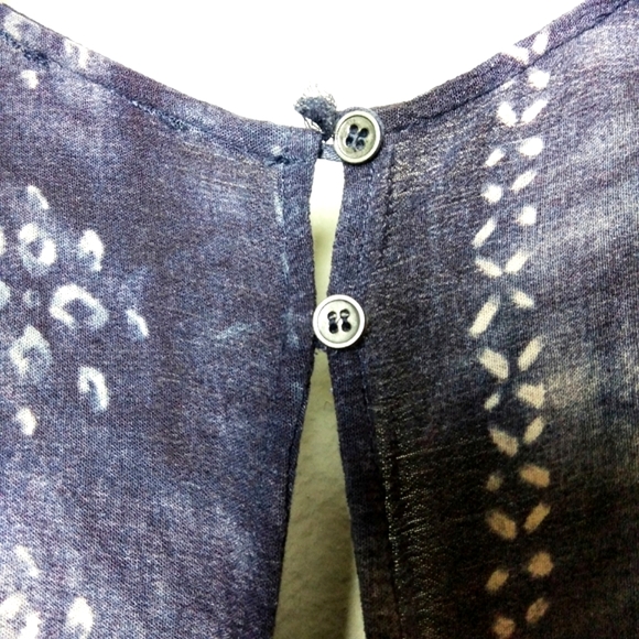 Dual Nature Wide Leg Jumpsuit Cropped Leg Rayon Festival Boho Style Size Small - Picture 4 of 9